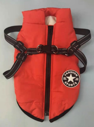 Classic Cotton Pet Coat – Cozy Autumn & Winter Dog Jacket