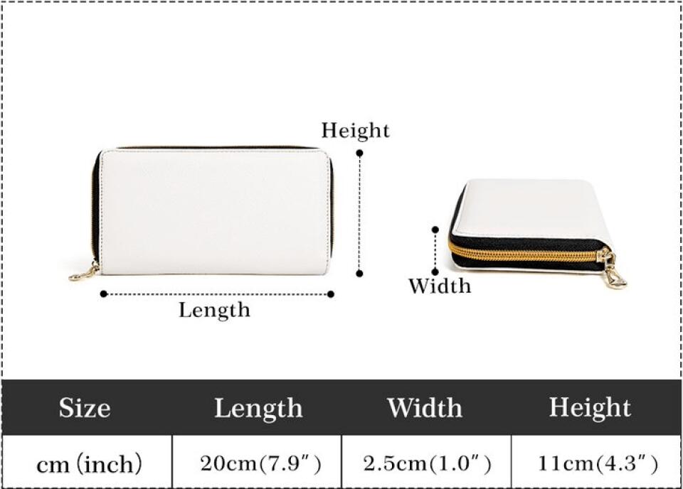 Personalized Pet Mom Long Wallet - Gift Idea For Dog/Cat Owner with up to 5 Pets