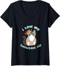 Womens I Love My Snowshoe Cat Siamese Sweatshirt - Novelty Apparel Unisex
