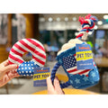 Dog Toy USA flag donut & drinks kit