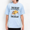 "Tacocat Backward Is Tacocat" Tee - Funny Food & Cat Graphic Shirt, Clever Palindrome Apparel