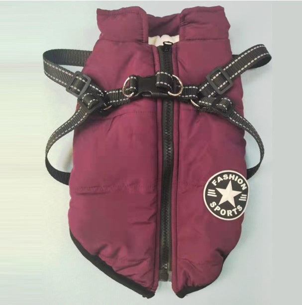 Classic Cotton Pet Coat – Cozy Autumn & Winter Dog Jacket